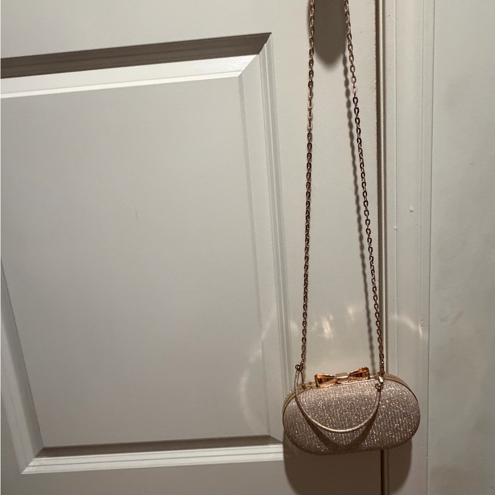 Elegant Gold Evening Clutch